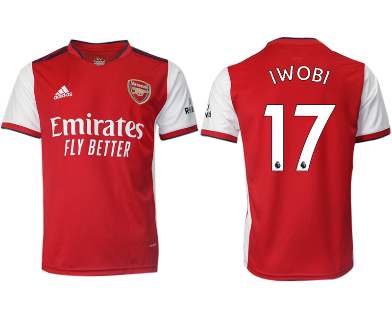 Men 2021-2022 Club Arsenal home aaa version red #17 Soccer Jersey